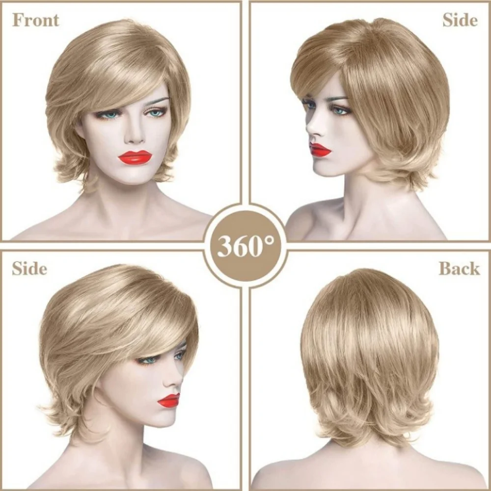Blooming Hair layered Bang Wig